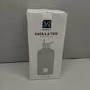 1 Gallon Insulated Water Bottle | Upgraded Thickened Stainless Steel Metal Portable Sports Large Water Jug for Gym and Hiking with Carrier Bag, Handle Strap | BPA-Free 128 oz (Indigo/Black)