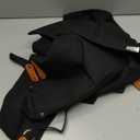 AFUN Chef Aprons for Women Men with Oversized Pockets, 12-Ounce Cotton Canvas Cross Back Water Repellent Apron (Black)