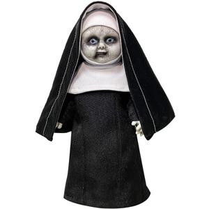 The Nun Dolls Creepy Catholic Halloween Figure Replica Cosplay Prop Horror Washable Doll Outfit