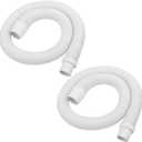 Two Pack 48" Universal Pool Vacuum Hose, Premium Replacement Suction Hose for Kreepy Krauly, Baracuda G3/G4, Hayward Navigator, Pool Vac Ultra & AquaBug