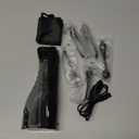 AquaSonic Aqua Flosser - Cordless Rechargeable Water Flosser for Teeth - Waterproof, Portable Oral Irrigator for Dental Cleaning with 5 Jet Tips  Braces Home Travel (Black)