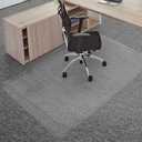 Office Chair Mat for Carpets, 46"x 72" Heavy Duty Clear Plastic Floor Protector, Non-Slip Computer Desk Chair Mat for Low Pile Carpeted Floors, Smooth Rolling Carpet Chair Mat for Home Office