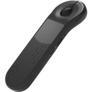 Air Mouse Bluetooth Rechargeable Presenter with Touchpad, Remote Control for PowerPoint/Keynote/TikTok/Camera/Kindle App, Applicable for PC/iOS/Android (Black)