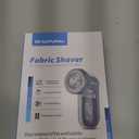 BEAUTURAL Fabric Shaver and Lint Remover, Sweater Defuzzer with 2-Speeds, 2 Replaceable Stainless Steel Blades, Battery Operated, Remove Clothes Fuzz, Lint Balls, Pills, Bobbles Gray