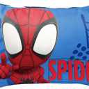 Jay Franco Marvel Spidey and His Amazing Friends Team Spidey 1 Single Reversible Pillowcase - Double-Sided Kids Super Soft Bedding