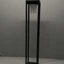 Solar Motion Pathway Lights Outdoor, Aluminum Waterproof Floor Lamp, 3 Lighting Modes 600 Lumens Super Bright Outdoor Floor Lamp for Garden Backyard Patio Porch Decor, 32" Black