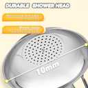 CGOLDENWALL Emergency Shower Safety Shower Station Horizontal Mount Drench Head, Can Match with Eye Wash Station, NPT thread, 304 Stainless Steel