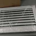 24"*16" Gable Vent,Aluminum Alloy Wall Vent Shed Vents,with Removable Strainer and 180 Degree Opening Angle.Ideal for Attic,Shed,Garage,Play House,Coop.[Inside Dimensions:22"w X 14"h]-White 1 Pack