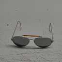 Rothco Aviator Air Force Style 58MM Sunglasses with Case, Green Lenses