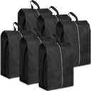 Shoe Bags for Packing, Set of 6 Large Waterproof Portable Shoe Bags with Zipper - Travel Essentials for Women and Men