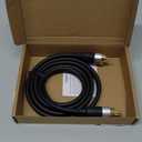 Amazon Basics 2 RCA Audio Cable for Amplifier,Active Speakers or Subwoofer with Gold-Plated Plugs, 4 Feet, Black