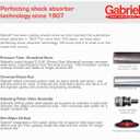 Gabriel 14005 Front Steering Dampers Reduce Vibration & Improves Handling for 71-75 Volkswagen Super Beetle OEM# 22003, 14005 (1 Pack)
