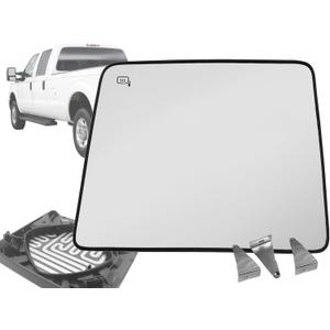APA Replacement for Towing Mirror Glass Upper Heated 2008-2016 Super Duty F250 F350 F450 F550 Driver Left Side FO1324150 7C3Z17K707H