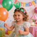 St. patrick- day-Sequins-Glitter-Headband for Adult Women Men Kids Green Holiday Costume Hair Band