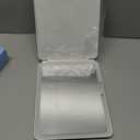 deweisn Folding Lighted Makeup Mirror with 72 LEDs 3 Colors Light Modes USB Rechargable 1800mA Batteries Portable Ultra Thin Compact Vanity Mirror Dimmable Travel Mirror (White)