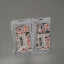 WidofvSpky Trippy Hippie Halloween Phone Case Pumpkin Autumn Fall Cover for iPhone 13, Cute Cats Stars floral Plants Pattern for Girls Boys and Women, Trendy TPU Bumper Case for iPhone 13 2 Pack