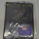 9 Pocket 3 Ring Leather TCG Binder for Baseball, Trading Game, and Sports Card, 30 Pages, Holds 540 Cards (10.8 x 1.8 x 13.5 In)