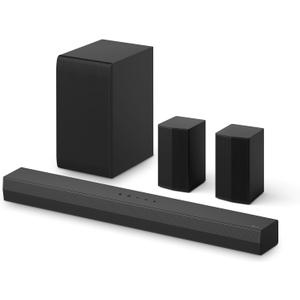 LG S40TR 4.1 ch. Home Theater Soundbar with Rear Surround Speakers and Wireless Subwoofer, Wow Interface, Dolby Audio, AI Sound Pro