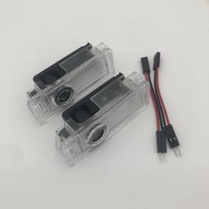 Door Light Logo Projector, 2-Piece Car Welcome Lamp, Compatible with 1-7 Series, X1-X7, Z GT M2-M5 auto (M-Performance)