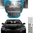 Front Engine Splash Shield Fit for Toyota Camry 2018 2019 2020 2021 2022 2023 Skid Plate Suitable for Camry Engine Guard Cover Mud Flaps Directly Replace Original One Black