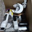 Shark IW3511 Detect Pro Auto-Empty System, Cordless Vacuum with HEPA, QuadClean Multi-Surface Brushroll, 60-Minute Runtime, Includes 8" Crevice Tool & Pet Multi-Tool, White/Beats Brass