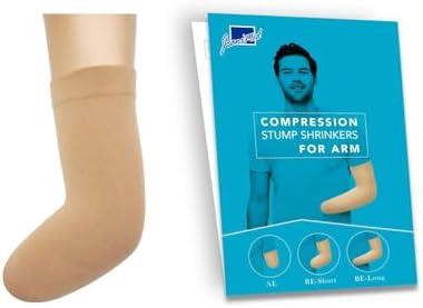 JianiMed Prosthetic Stump Shrinkers for Arm–Below Elbow - Short, Compression, HealthCare, Amputee arm sleeve, 20-30, Elastic, Size M JianiMed Prosthetic Stump Shrinkers for Arm–Below Elbow - Short, Compression, HealthCare, Amputee arm sleeve, 20-30, Elastic, Size M