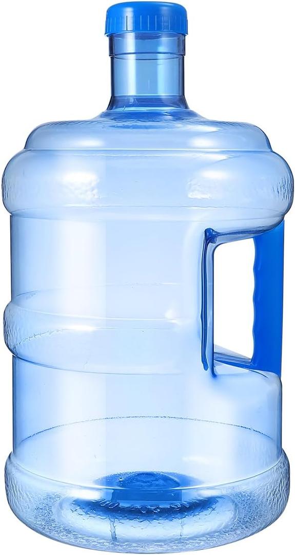 1.3 Gallon Water Jug, Water Bottle 1.3 Gallon, Reusable Leakproof Plastic Water Jug with Handle Large Capacity Handheld for Home Gym Outdoor Hiking 5 Gallon Water