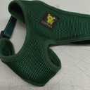 EcoBark Dog Harness - Eco-Friendly Max Comfort Harnesses - Luxurious Soft Mesh Halter - Over The Head Harness Vest- No Pull and No Choke for Puppy, Small Breeds & Medium Dogs (Large, Dark Green)