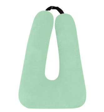 MROUEN Travel Pillow, Travel Pillow for Kids, Sleeper Hold Pillow Travel, Removable UShaped Pillow for Adults and Children to Support Head and Body in The Back Seat of Long Car Trips (LightGreen)