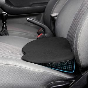 Livtribe Car Seat Cushion  Memory Foam Car Seat Pad  Sciatica & Lower Back Pain Relief  Car Seat Cushions for Driving  Road Trip Essentials for Drivers(Black)