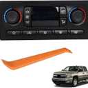 Climate Control Module 599-211XD A/C Control Panel Compatible with Chevrolet Avalanche Silverado Suburban 1500 2500 3500 Trailblazer Tahoe GMC Sierra Envoy Yukon Replace OE 15855848