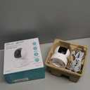 Kasa 2K+ Indoor Pan/Tilt Wired Security Camera - Works as a Baby Monitor & Pet Camera, Motion Detection & Tracking, 2-Way Audio, Night Vision, Subscription-Free Local Storage or Optional Cloud, KC410S (White)