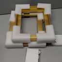 8x10 Canvas Floater Frame for Oil Paintings, 2 Pack Canvas Frames with 0.6"-0.9" Deep for Art Print, Picture Floating Frames,Float Frame for Wall Decor (Walnut,8"x10")