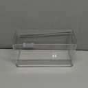 iDesign Recycled Plastic Cabinet and Pantry Storage Bin with Integrated Handles – 10” x 4.25” x 5”, Clear Bin