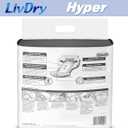 LivDry High Absorbency Pad Insert for Incontinence Briefs and Adult Diaper Booster, Women and Men, Hyper 2800 (16 Count)