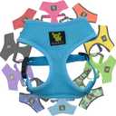 Classic Dog Harness Innovative Mesh No Pull No Choke Design Soft Double Padded Breathable Vest for Eco-Friendly Easy Control Walking for Large Puppies Full Size Breeds & Extra Large Dogs (XXL, Blue)