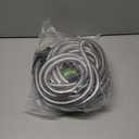 Garden Hose 50 ft, Stainless Steel Water Hose with 10 Function Nozzle Flexible, Heavy Duty, Lightweight, No-Kink, Pet Proof, Puncture Proof Hose Metal for Yard, Outdoor