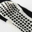 Aimery 4 Pairs Mens Grip Soccer Socks Non Slip Grippy Women Socks for Football Basketball Sports (Black)