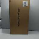 3 Tier Slim Bathroom Storage Cabinet, Narrow Organizer with Wheels and Toilet Paper Holder, Waterproof, No Assembly Required, Perfect for Small Spaces in Bathroom, Kitchen and Bedroom (Cream White B)