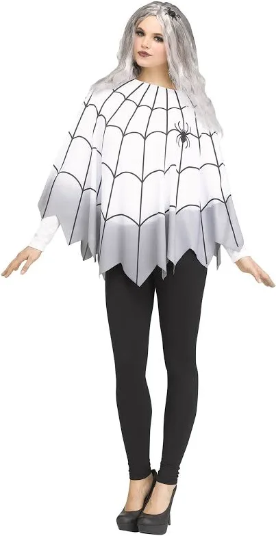 Morph Spider Costume For Women Poncho, Halloween Poncho For Womens, Halloween Costumes For Women Adult Spiders