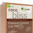 Coco Bliss (10lbs) - Organic Coco Coir for Plants - OMRI-Listed Coco Coir Brick for Garden Soil & Potting Mixes - Coconut Fiber Substrate Mixes with Potting Soil for Indoor Plants & Outdoor Plants (EXP 07/31/26)