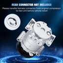 Air Conditioning Compressor A/C Clutch for 1996-2005 Chevy Blazer Express 1500 2500 3500 S10 4.3 5 5.7 6.5 7.4, for 96-04 GMC Jimmy Savana 1500 2500 3500 Sonoma, for Isuzu Hombre & Oldsmobile Bravada