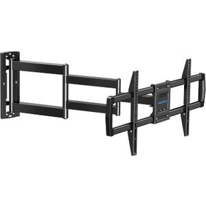 MOUNTUP Outdoor TV Mount Weatherproof for Most 42-75 Inch TVs, Fits for Gazebo and Patio, Anti Rust 37.9" Long Arm Wall Mount Full Motion with Tilt & Swivel, Max VESA 600x400mm and Up to 99 LBS