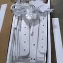 YITAHOME Craft Station with Power Outlet, Mobile Organizer Cart w/ 9 Adjustable Shelves, Vinyl & Fabric Storage, Rolling Cabinet for Craft Room & Home Office