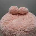 Fluffy Bean Bag Chair for Kids Pink, with Plush Faux Fur Cover, 2.5FT Memory Foam Bean Bag Chairs for Teens & Kids, Ultra Soft Sofa for Living Room/Bedroom/Dorm.