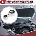 1 Pc Engine Motor Mount for Ford Focus 2006-2009 Rear Engine Mounting Silver Tone Black Metal