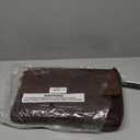 Oak Leathers Leather Messenger Bag for Men and Women - Laptop Briefcase Bag For College, Office, Adjustable Shoulder Strap (Wood)