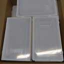 Secret Space 12 Pack X Large Shoe Organizer Storage Boxes for Closet, Modular Space Saving Shoe Boxes Clear Plastic Stackable Sneaker Containers Display Case with Lids, White