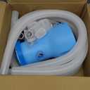 Standard Series Above Ground Pool Filter Pump - 800 GPH Flow Rate | Rapid Circulation & Micro-Debris Filtration, Pool Cartridge Filter Pump System - Keep Water Crystal Clean & Clear-Deep Blue