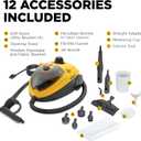 Wagner Spraytech 2494398 905e AutoRight Multi-Purpose Steam Cleaner, 12 Accessories Included, Power Steamer for cleaning